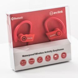 Av:link 100.556 Waterproof Wireless Bluetooth In Ear Activity Flexible Earphones