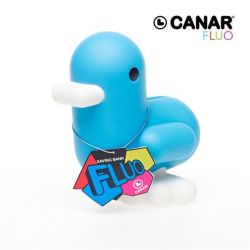 Dhink Dhink266-23 Canar 16cm Moneybox (Saving Bank) FLUO Series - Fluo Blue