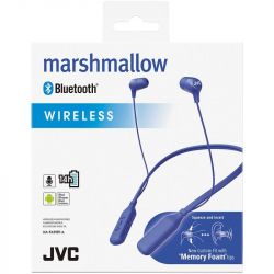 Jvc HAFX39BT/BLUE Marshmallow In Ear Tangle Free Bluetooth Headphones - Blue