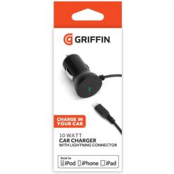 Griffin GC41334 High Quality 2.1A 10W Car Charger with Lightning Connector Black