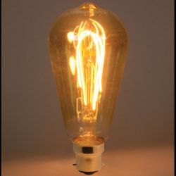 Lyyt 157.919 ST64 Loop Retro-Styled Filament Lamp 5W Warm White Light Output