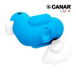 Dhink Dhink266-01 Canar 16cm Bird Design Saving Bank Piggy Kiddy Coin Bank Cyan