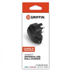Griffin GC42507 2.1A 10W All Device Universal Micro USB Wall Charger - Black