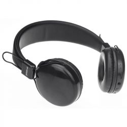 Groov-e GVBT500BK Rhythm Wireless Bluetooth or Wired Stereo Headphones - Black