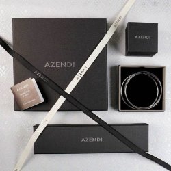 Azendi Silver Multi Colour Feather Beracelet