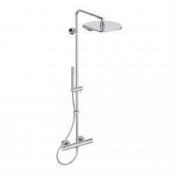 Ideal Standard Ceratherm T125 Exposed Thermostatic Round Chrome Shower Pack