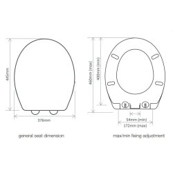 Tavistock Alpine Gloss White Soft Close Thermoset Seat