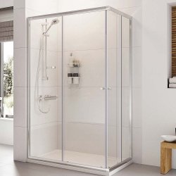 Roman Showers Haven Offset Corner Entry Shower Enclosure - 800mm X 900mm