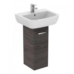 Ideal Standard Tempo Lava Grey Pedestal Unit and 55cm Basin