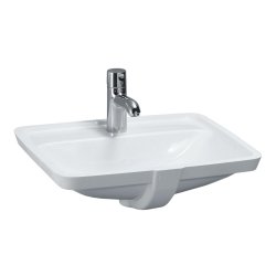 Laufen Pro S 525mm Built-in Basin with Tap Ledge