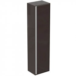 Ideal Standard Connect Air 400mm Half Column Unit (Matt Dark Brown with Matt White Interior)