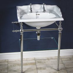 Silverdale Victorian 635mm Basin - White