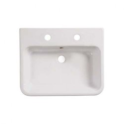 Tavistock Lansdown Linen White 550mm Freestanding Unit & 2 Tap Hole Basin