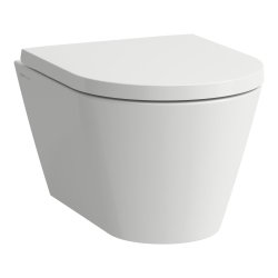 Kartell by Laufen Rimless Compact Wall Hung Toilet Pan - White