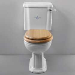 Silverdale Belgravia Close Coupled Toilet - White