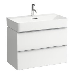 Laufen Space 735mm Two Drawer Vanity Unit - Matt White