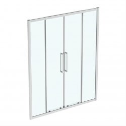 Ideal Standard i.life 1700mm Bright Silver Double Sliding Door