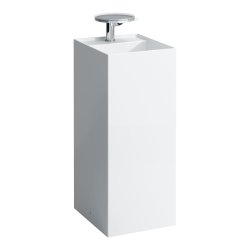 Kartell by Laufen 380mm SaphirKeramik Freestanding Basin - White