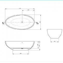 BC Designs Contemporary Gio Bath