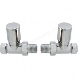 RAK Straight Round Head Radiator Valve