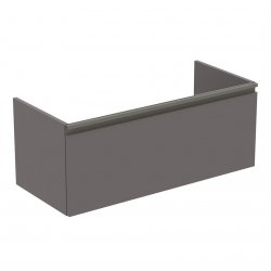 Ideal Standard Tesi Matt Dark Taupe 100cm 1 Drawer Vanity Unit