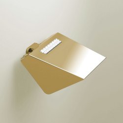 Origins Living S8 Swarovski Toilet Roll Holder with Flap - Gold