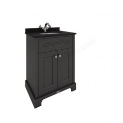 RAK Washington 600mm Black Basin Unit