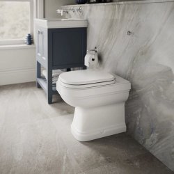 Burlington Riviera Back to Wall WC with Soft Close Seat