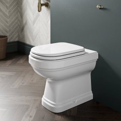 Burlington Riviera Back to Wall WC with Soft Close Seat