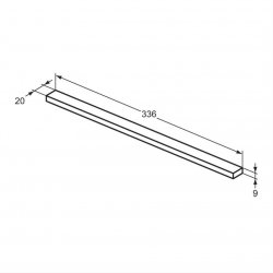 Ideal Standard i.life B Wall Hung 80cm 2 Drawer Matt Carbon Grey Vanity Unit