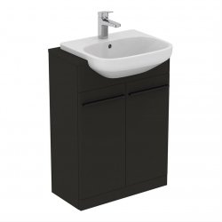 Ideal Standard i.life A 60cm Semi-Countertop Matt Carbon Grey Washbasin Unit