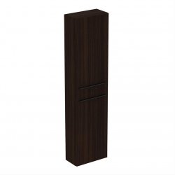 Ideal Standard i.life S 2 Door Compact Tall Column Unit in Coffee Oak