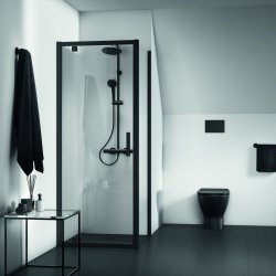 Ideal Standard Connect 2 Silk Black 800mm Pivot Door