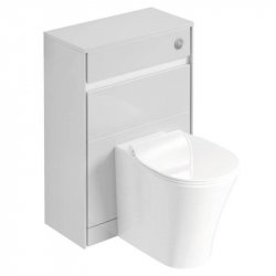 Ideal Standard Connect Air 600mm Floor Standing WC Unit (Gloss Grey with Matt White Interior)