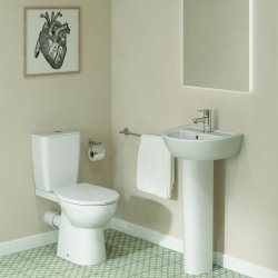 Ideal Standard Eurovit+ Close Coupled WC with Soft Close Seat