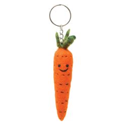 Carrot - Wool Felt - Keyring