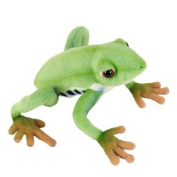 Soft Toy Red Eyed Tree Frog by Hansa (17 cm) 5218