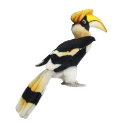 Soft Toy Bird, Great Hornbill by Hansa (39cm) L. 6984