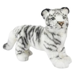 Soft Toy White Tiger by Hansa (36cm) 6987