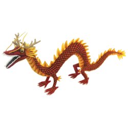 Soft Toy Dragon Red by Hansa (63cm) 7903