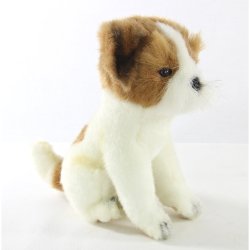 Soft Toy Dog Jack Russell by Hansa (15cm) 8419