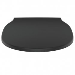 Ideal Standard Connect Air Slim Wrap Silk Black Soft Close Seat & Cover