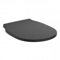 Ideal Standard Connect Air Slim Wrap Silk Black Soft Close Seat & Cover