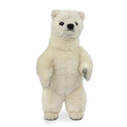 Soft Toy Polar Bear by Hansa (33cm) 8066