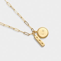 Katie Loxton 'Dreamer' Waterproof Gold Charm Necklace