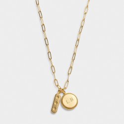 Katie Loxton 'Dreamer' Waterproof Gold Charm Necklace