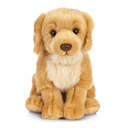 Soft Toy Golden Retriever by Living Nature (23cm) AN459