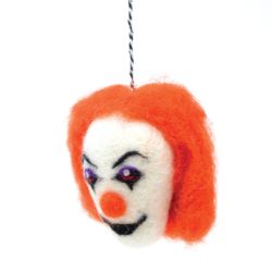 Clown - Wool Felt - Hanging Decoration