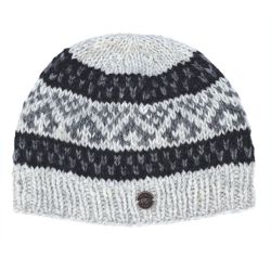 Natural Yurt Beanie - Pure Wool - Pale Grey