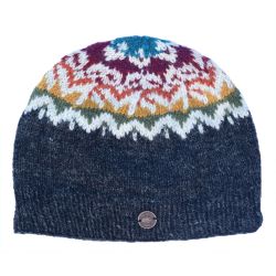 Pure Wool - Jewel Drop Beanie - Charcoal